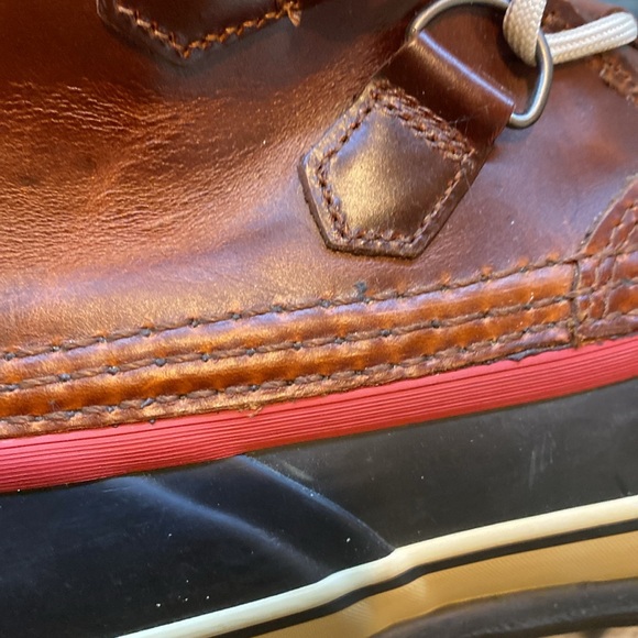 Sorel Caribou Burro Boots Brown Wool Lining NM1873-282 Waterproof Mens 8 - Picture 7 of 8